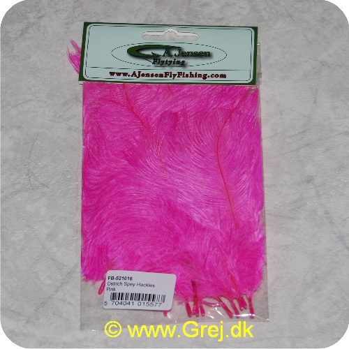 5704041015577 - Ostrich Spey Hackles Pink
