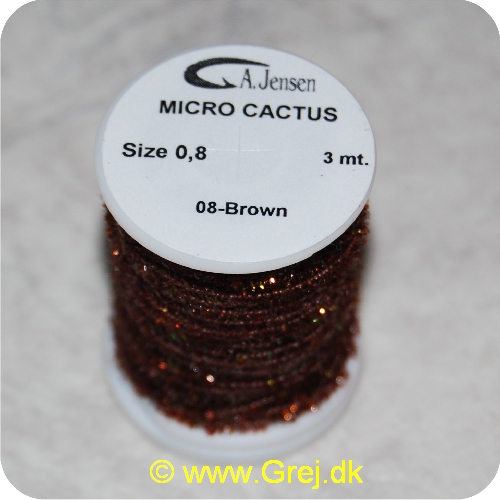 5704041018592 - Micro Cactus Chenille - Brun - 3 meter - Size 0,8