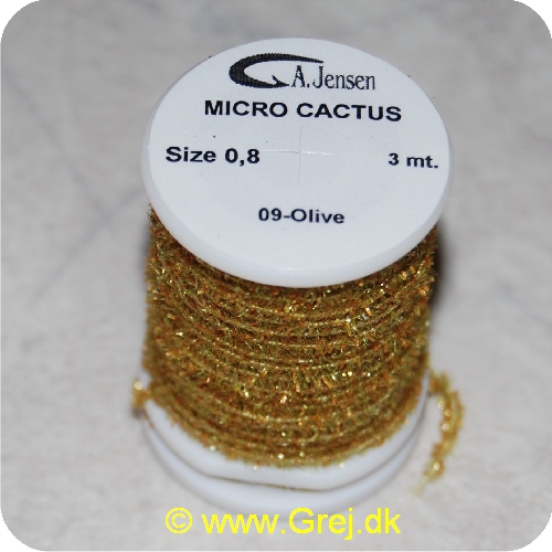 5704041018615 - Micro Cactus Chenille - Olive - 3 meter - Size 0,8