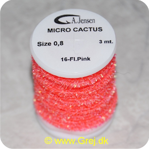5704041018653 - Micro Cactus Chenille - Shrimp Pink - 3 meter - Size 0,8