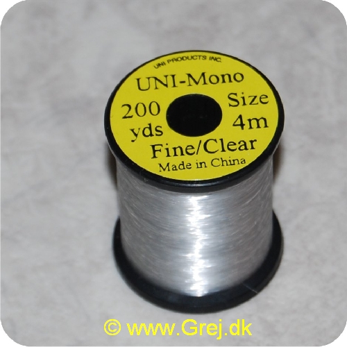 5704041100310 - UNI-Mono tråd - Size 4 M - 200 yards - Fine/klar