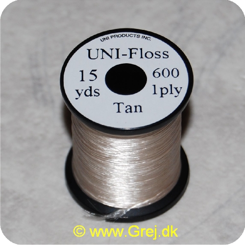 5704041101393 - UNI-Neon Floss - Tan - 15 yards - 600 1ply