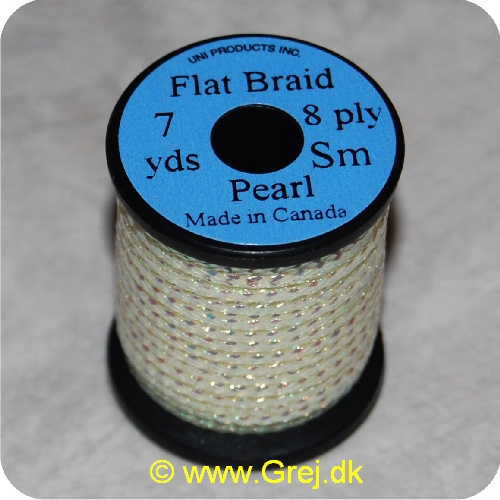 5704041101805 - Flat Braid - Pearl - 7 yards - 8 ply - Sm