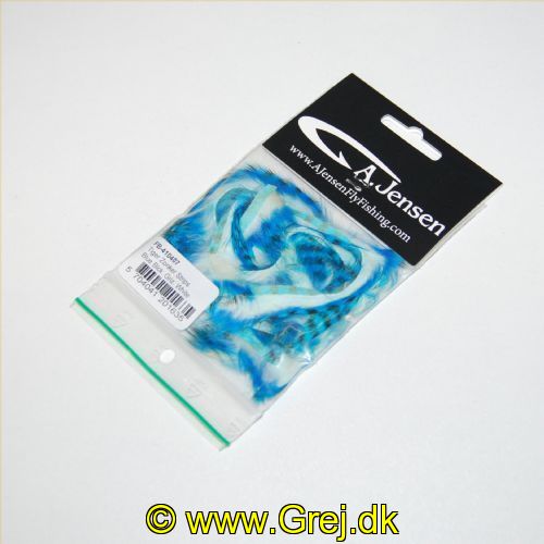 5704041201635 - Tiger Zonker Strips - Blue over White with Black grizzly markings