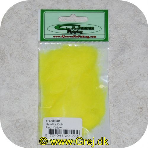5704041201734 - Harelike Dub - Fluo. Yellow (gul) - Til fluer