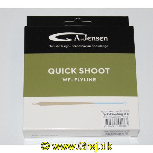 5704041552065 - A. Jensen WF 8 - Floating - #8 - 27m /Head: 8,5m - 19g - Pre-looped
