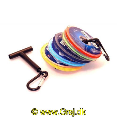 5704041710120 - A. Jensen Tippet Forfang Holder - til forfangsruller - Ptraktisk T holder med carabin hage