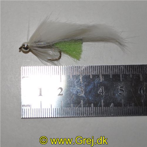 5704041803075 - Goldhead - Str. 06 - Mini Zonker White BH (Cats Whisker) med sølv hoved