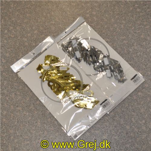 5704378005661 - Folie loft lysekroner - Assorterede modeller i guld og sølv