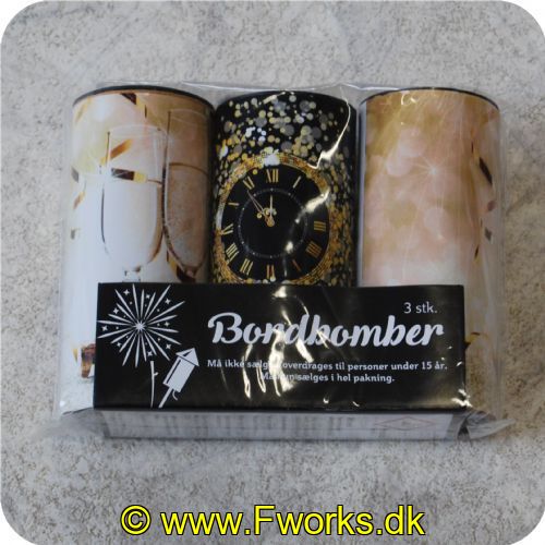 5704378970587 - Bordbombe 10 cm. (3 stk.)