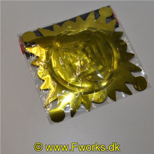 5704777040799 - Guirlande og konfetti stjerner i kit - Guld