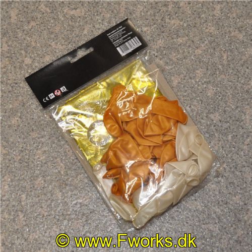 5704777062395 - Ballonsæt - Guld