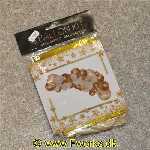 5704777062395 - Ballonsæt - Guld