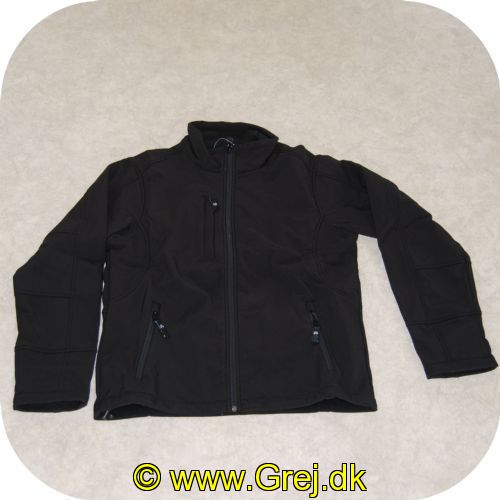 5706219130396 - Softshell jakke - Str. M - Farve: Sort<BR>
Jakke med gode lomme i.