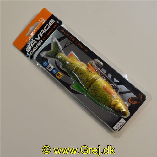 5706301027481 - Savage Gear 3D Line Thru Whitefish - 17 cm - 53g - Moderate Sinking - Farve: Fire WF