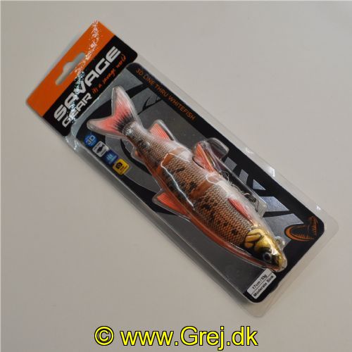 5706301027504 - Savage Gear 3D Line Thru Whitefish - 17 cm - 53g - Moderate Sinking - Farve: Gold Albino