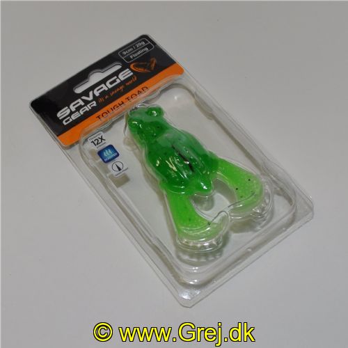 5706301041142 - Savage Gear - Tough Toad (Frog) - 20 gram - 9cm - Floating - Farve: RTF Green