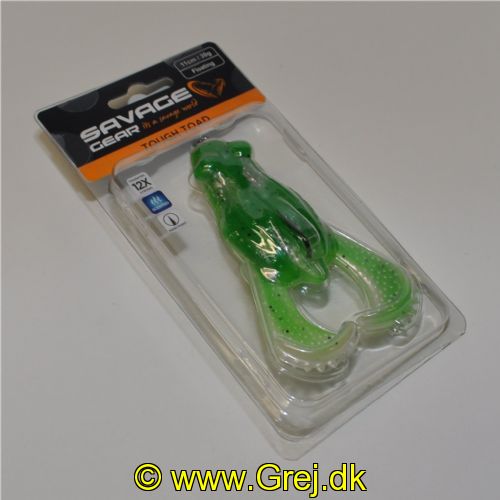 5706301041173 - Savage Gear - Tough Toad (Frog) - 30 gram - 11cm - Floating - Farve: RTF Green