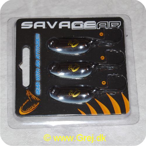 5706301421609 - Savagear Nail No 2 - 2,8cm - a=2,5g,b=3g,c=3,5g - Brun/sort - Små blink,der bruges efter, hvor dybt, man vil fiske - Jo dybere,jo tungere