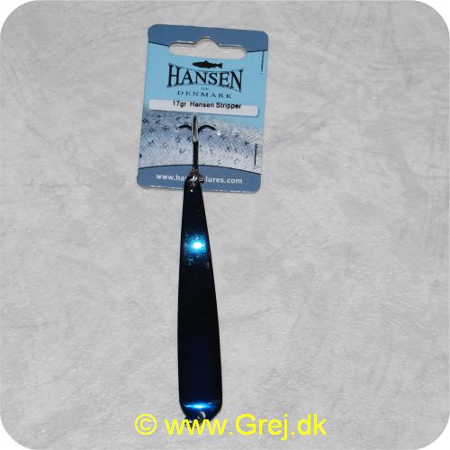 5706301456618 - Hansen Stripper 17 gram - Zulu - Mørkeblå/sort