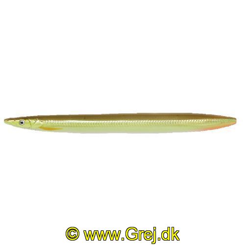 5706301557551 - 3D Line Thru Sandeel 12.5cm 19g - Sinking - Farve: Motor Oil