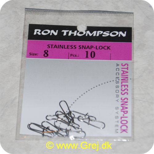 5706301613608 - Ron Thompson Stainless Snap-Lock str. 8 - 10 stk
