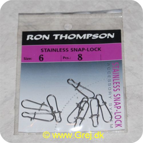 5706301613615 - Ron Thompson Stainless Snap-Lock str. 6 - 8 stk