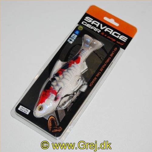 5706301637307 - Savage Gear 4D Line Thru Pulse Tail Roach 18 cm - 90g - SS Koi