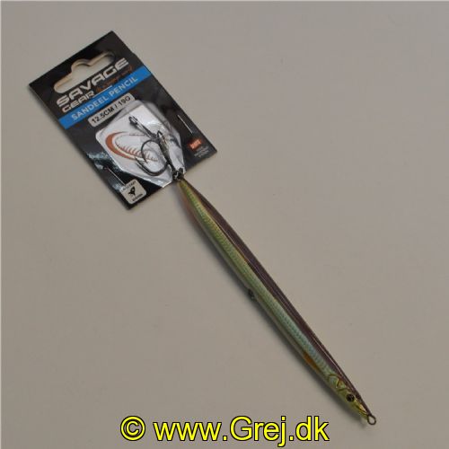 5706301638274 - Sandeel Pencil - 12,5cm - 19g - Farve: Motor Oil UV