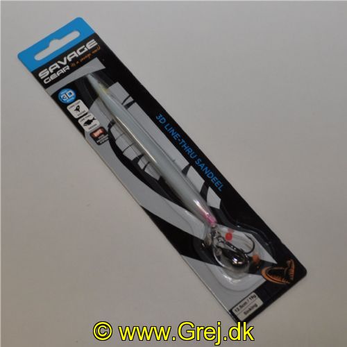 5706301638397 - 3D Line Thru Sandeel 12,5cm 19g - Sinking - Farve: S BS UV