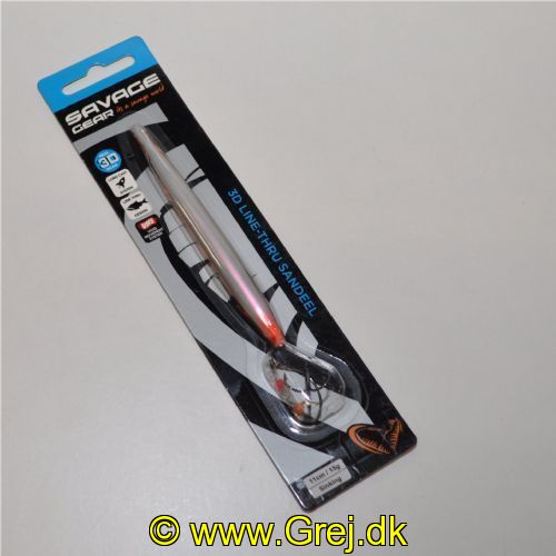 5706301723437 - 3D Line Thru Sandeel 11cm 15g - Sinking - Farve: BCRD
