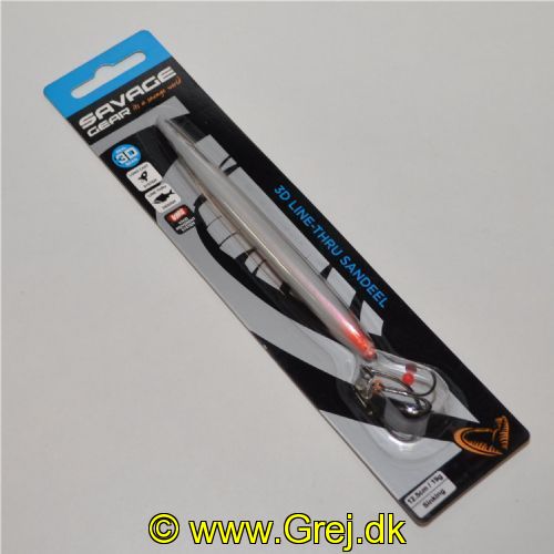 5706301723475 - 3D Line Thru Sandeel 12,5cm 19g - Sinking - Farve: S BCRD UV