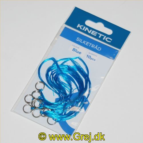 5707461318006 - Kinetic - Silketråd til at fange hornfisk med - Blå - 10 tråde pr. pakke