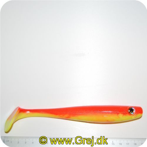 5707461332576 - Jig hale - En livlig Jig Hale. Halerne er 200mm/50g - Farve : Blossom Rød/Gul - med multicolor glitter<BR>
Model: Playmate PT