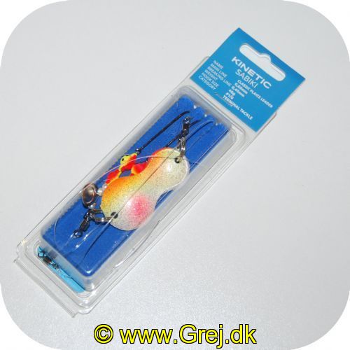 5707461356398 - Sabiki Fladfiskeske/Fladfiskerig 40g - Krog str. #1/0 - Main line: 0,6mm  - Farve: Pride - Breaking line: 0,45mm
<BR><BR>Riggen er med 2 kroge og bundet op på et godt stykke skum. Som man fortsat kan opbevare riggen på - Med perler og spinneblad.