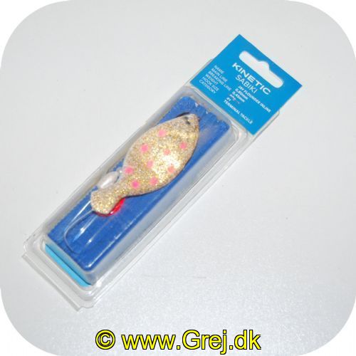 5707461356473 - Sabiki Jay Flounder Fladfiskerig som inliner fladfisk 60g - Kroge #1/0 - Farve: Glow/Pink Dots - Main line: 0,6mm - Breaking line: 0,45mm
<BR><BR>Riggen er med 2 kroge og bundet op på et godt stykke skum. Som man fortsat kan opbevare riggen på - Med perler og spinneblad.