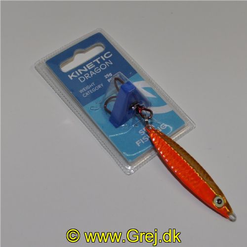 5707461369770 - Kinetic Dragon Pirk - Farve: Guld/Orange - 25 gram
