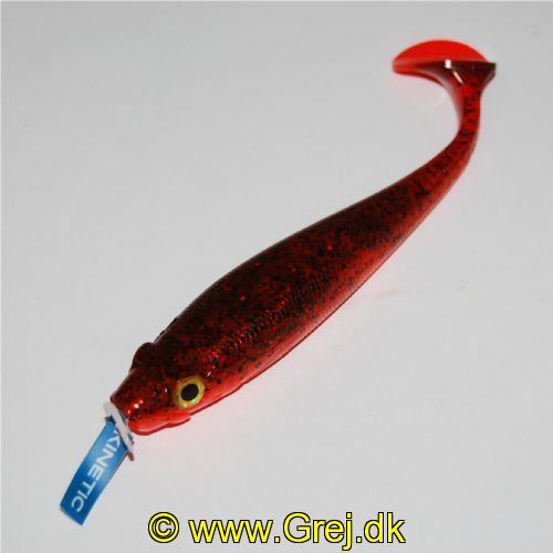 5707461380546 - Jig hale - En livlig Jig Hale. Halerne er 200mm/50g - Farve : Swarthy - med multicolor glitter<BR>
Model: Playmate PT