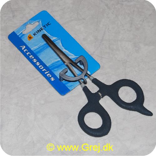 5707549000656 - Kinetic Deluxe Plier krogløsnersaks med lås og gummigreb - 16cm lang - medium