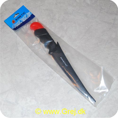 5707549172049 - Kinetic Filletkniv med skede - 14cm lang blad - Med bælteclips