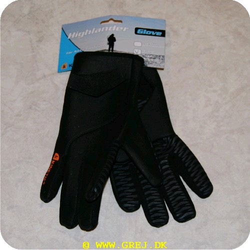 5707549204054 - Highlander Glove 4-season - Str. L - Farve: Grå - Neoprene tykkelse: 2,5 mm - Mesh neoprene