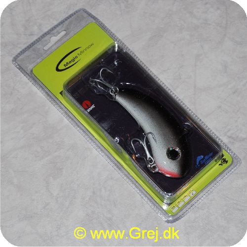 5707549247914 - Magic Minnow Seawaver - 200 gram - Sort/grå - Med 2 VMC saltvandskroge - Jigges hen over bunden
