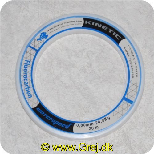 5707549269589 - Kinetic - 100% Fluorocarbon - 0.80mm - 24 kg - 20 meter