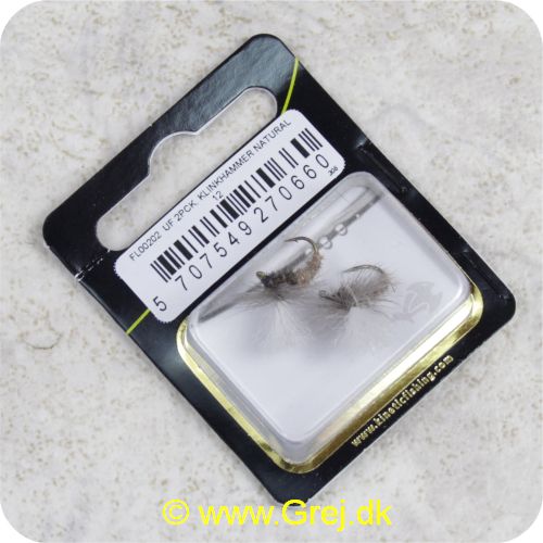 5707549270660 - Unique Flies - 2 stk. pakke - Klinkhammer Natural TMC 2487 #12 (FL00202)
