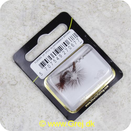 5707549270677 - Unique Flies - 2 stk. pakke - Klinkhammer Brown TMC 2487 #12 (FL00203)