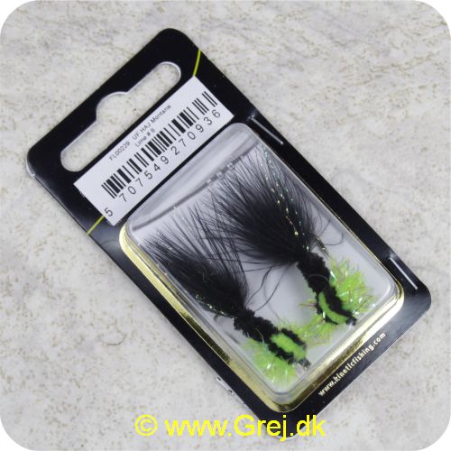 5707549270936 - Unique Flies - 2 stk. pakke - HAJ Montana Lime Daiichi 1710 #8 (FL00229)