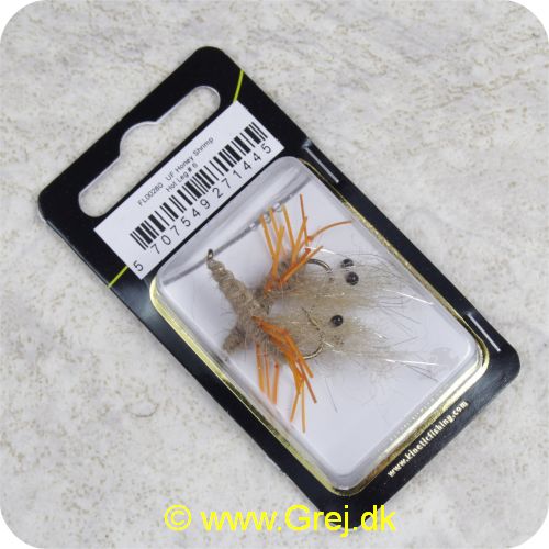 5707549271445 - Unique Flies - 2 stk. pakke - Honey Shrimp Hot Leg Daiichi 1710 #6 (FL00280)