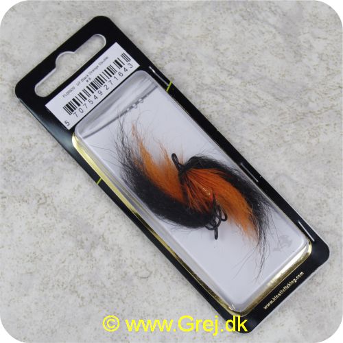 5707549271643 - Unique Flies - 2 stk. pakke - Black Orange Double TMC 9909 BK #6 (FL00300)