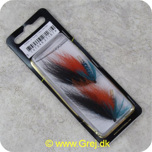 5707549271674 - Unique Flies - 2 stk. pakke - Thunder n Blue Tube Plast 1 tomme (FL00303)