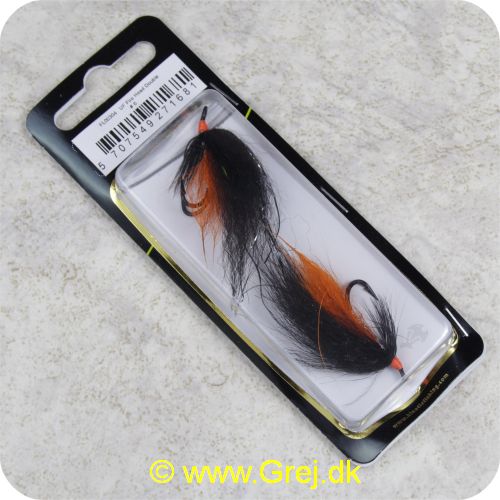 5707549271681 - Unique Flies - 2 stk. pakke - Fire Head Double TMC 9909 BK #6 (FL00304)